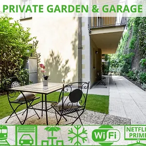  Appartement Private Garden & Garage - Self Check-in & Remote Access